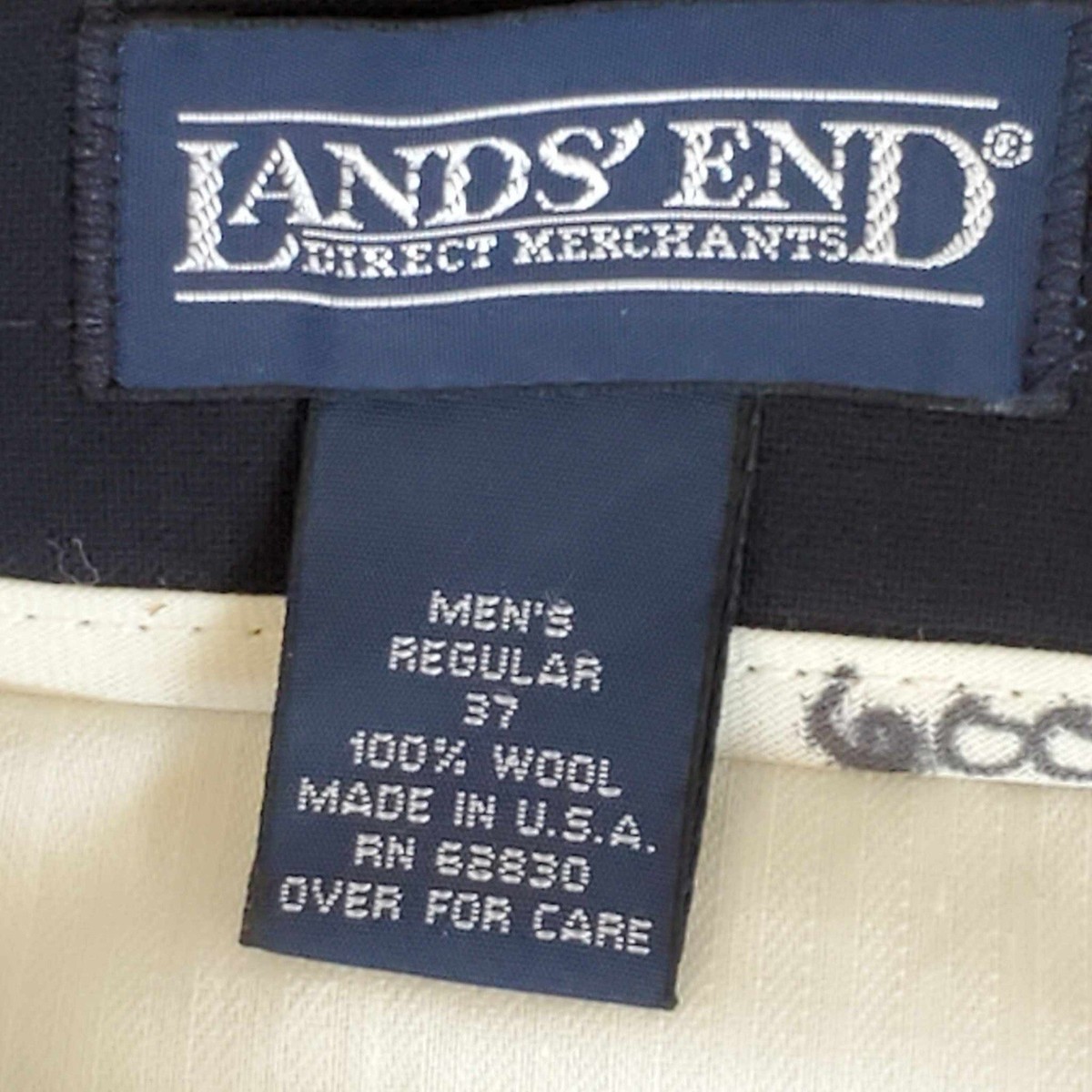 90s Land’s End 2tac wool slacks USA製 90'S LANDS' END 2-pleat wool pants slacks made in USA men's