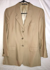 VINTAGE WOMEN'S SUIT BLAZER & SKIRT SUIT BEIGE WOOL MADE IN ENGLAND SIZE 10 — photo 3
