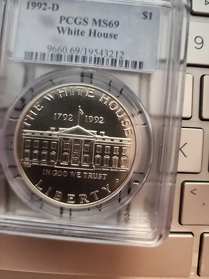 1992-D $1 White House PCGS MS 69--90% Silver -SEE STORE WW2 MEDALS -PCGS COINS - Image 3 of 4