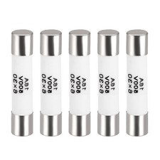 5 x Ceramic Cartridge Fuses 16A 500V 6x30mm Fast Blow for Energy Saving Lamp