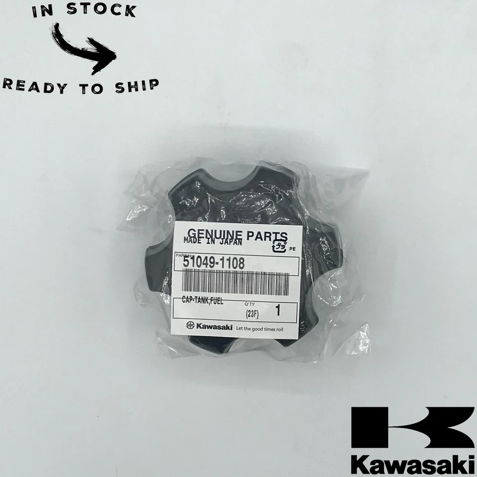 Genuine OEM Kawasaki Fuel Tank Gas Cap 51049-1108 - Image 3 of 4