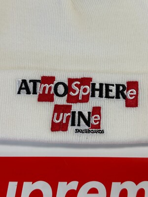 SUPREME ANTIHERO BEANIE (WHITE) FW20 CROSS BOX LOGO BIG LOGO WOOL