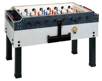 Garlando Kickertisch Tischkicker Olympic Outdoor Münzeinwurf Safety-Teleskop
