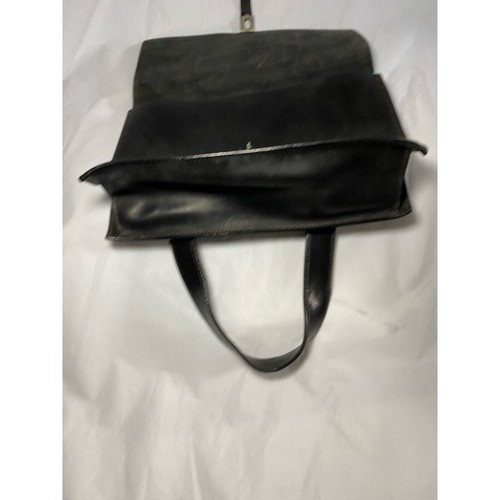 Bolso de Mano Dooney & Bourke Vintage Cuero Italiano Negro Hecho en Italia - Imagen 7 de 10