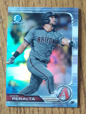 David Peralta (Diamondbacks) 2019 Bowman Chrome SILVER REFRACTOR (only 499 made)