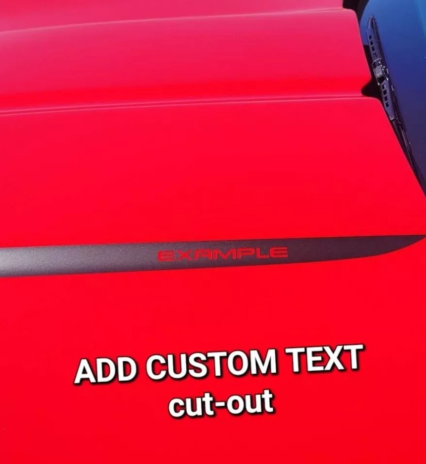 ПОЛОСКИ КАПОТА для CORVETTE 1984-1996 подходит для всех C4 3 полоски комплект STINGRAY стиль - Изображение 2 из 4