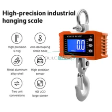Digital Hanging Scale 1000kg/ 2204lbs Portable Heavy Duty Crane Scale Hook Scale