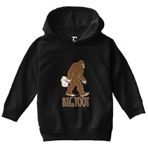 Big Toot - Big Foot Sasquatch Fart Funny Toddler/Youth Hoodie