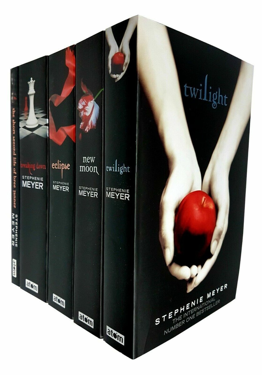 Stephenie Meyer Twilight Saga Collection 5 Books Set Black Cover