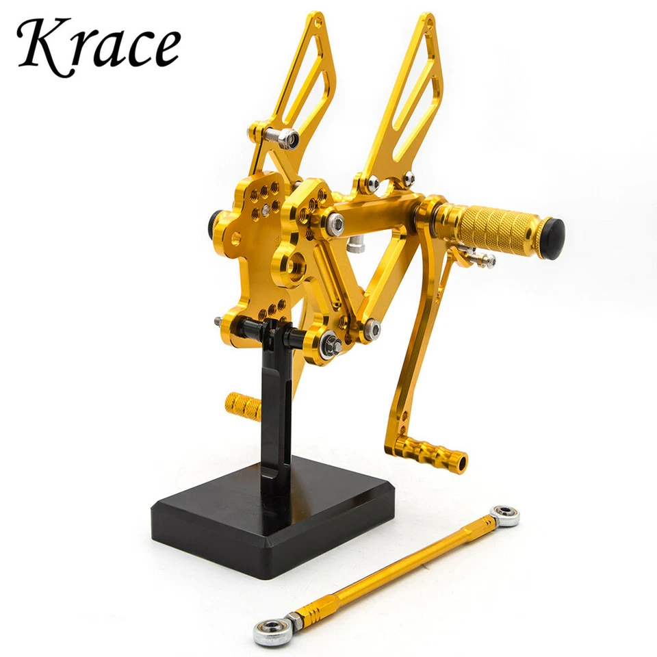 For Kawasaki ZZR600 2005 2006 2007 2008 CNC Rearset Footrest Footpegs Rear Set - Image 4 of 4