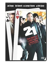 21 (DVD, 2008, Single Disc Version) BLOCKBUSTER RENTAL 