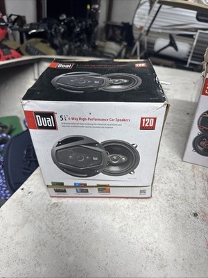Dual DLS524 120 Watt 5.25'' 4-Way High Performance Car Audio Speaker 5-1/4''