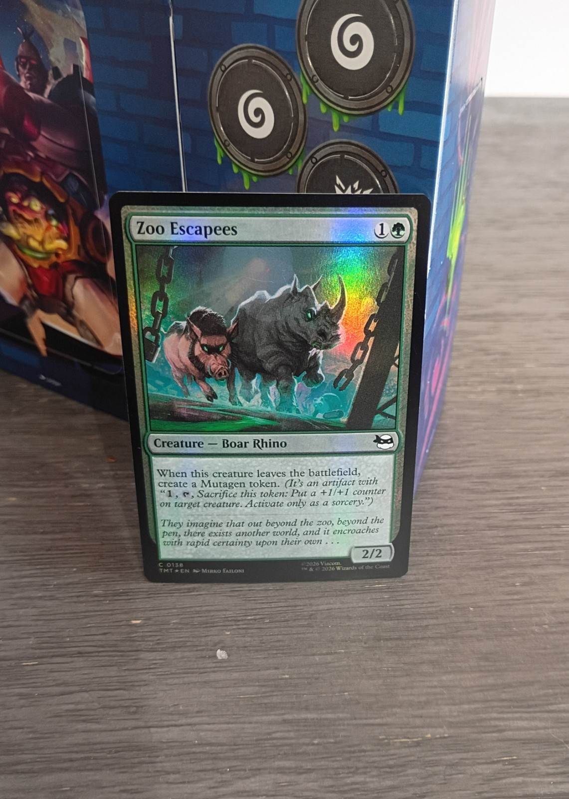 Wizards of the Coast MTG MH3 Zoo Escapees Common C 0138 EN Green Foil