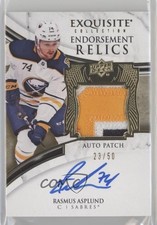 2019-20 Upper Deck The Cup 23/50 Rasmus Asplund #ER-RA Auto tg9