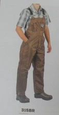 Dans 315-XL30 Waterproof Bib Overalls 200 Denier Nylon 30" Inseam 44"- 46" Waist