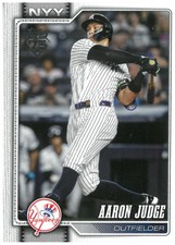 2026 Topps Series 1 Aaron Judge #1 COMPANION CARD Image Variation Yankees SP