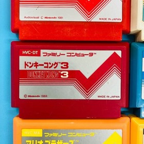 [8-piece set] [Cassette only] Famicom Donkey Kong Donkey Kong JR. Donkey Kong 3