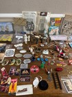 HUGE VINTAGE DOLLHOUSE MINIATURES ESTATE LOT CHRYSNBON PEWTER CERAMIC — photo 10
