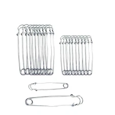 20PCS Large Safety Pins, 4Inch and 3Inch Heavy Duty Safety Pins for Fashion