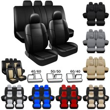For Honda Car Seat Covers Full Set 5-seats Leatherpolyester Front Rear Cover