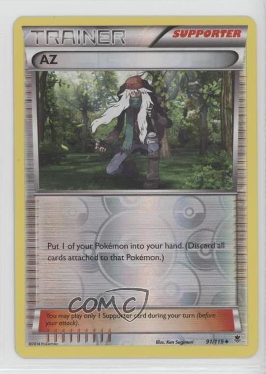 AZ Reverse Foil Pokemon XY Phantom Forces #91