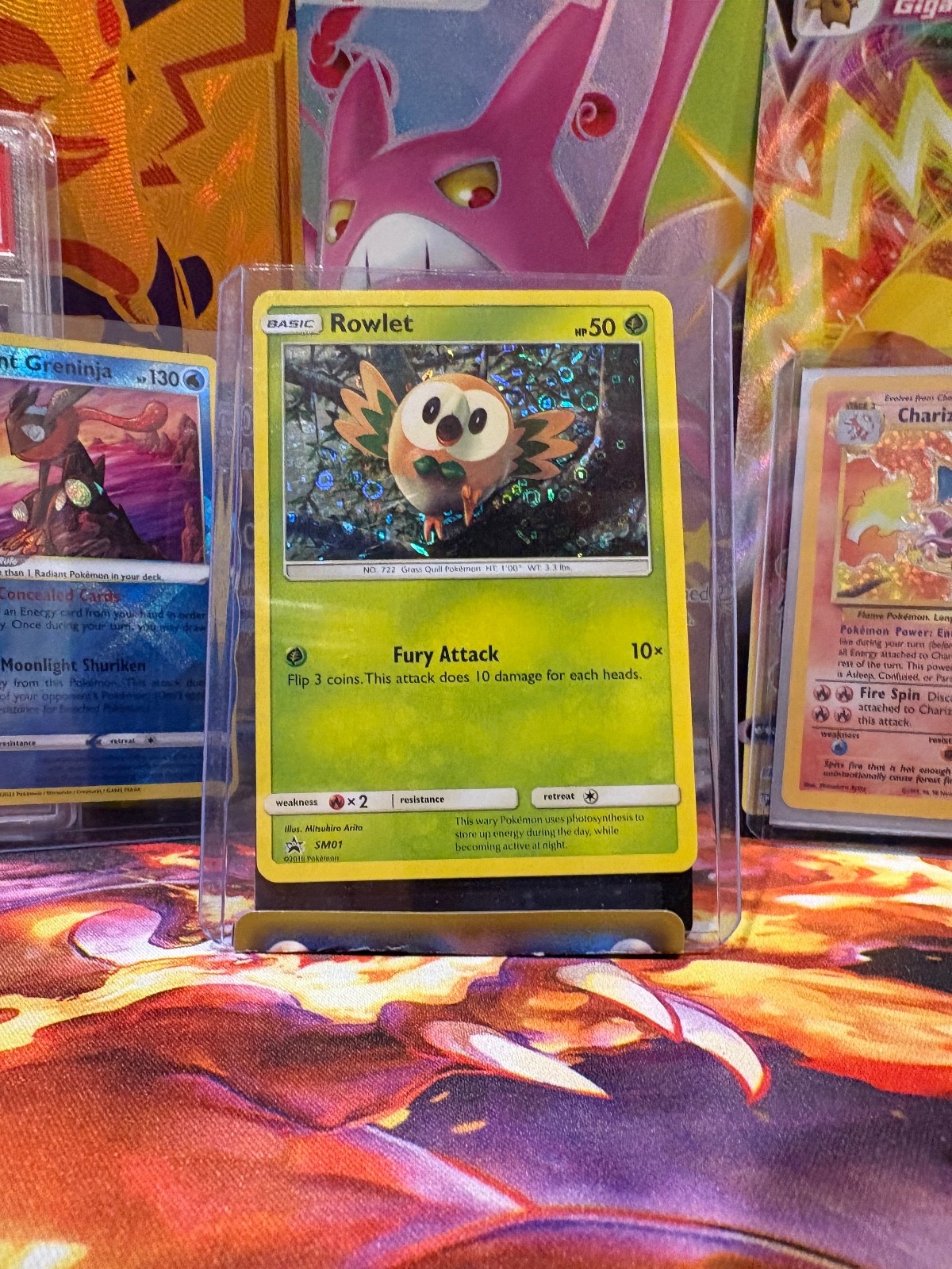 Pokémon TCG Rowlet Sun & Moon SM01 Promo Promo