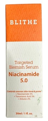 BLITHE Targeted Blemish Serum Niacinamide 5.0 1 oz. Exp. 04/2026 New in Box