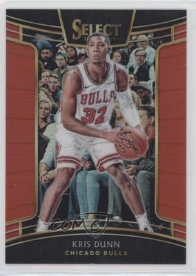2018-19 Panini Select Concourse Red Prizm 123/199 Kris Dunn #10 8x7