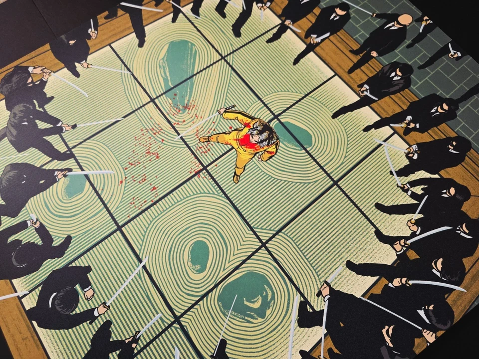 Kill Bill alternatives Filmplakat Kunst von Andrew Kwan limitierte Ausgabe/45 Brandneu in OVP Mondo - Bild 2 von 4