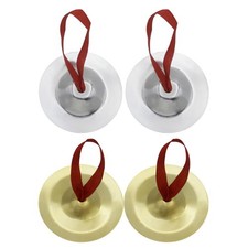 1 Pair Durable Belly Dance Finger Cymbal Brass Dancing Music Equipment Accessory