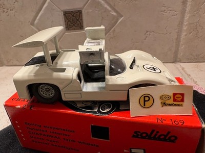 SOLIDO CHAPARRA 2F Vintage Diecast Car Collection No.169 CREAM COLOR-FRANCE  
