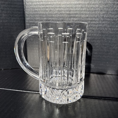 Tiffany & Co Beer Mug ATLAS Wide Panels Roman Numerals  Stein 5 1/8" Retired EXC