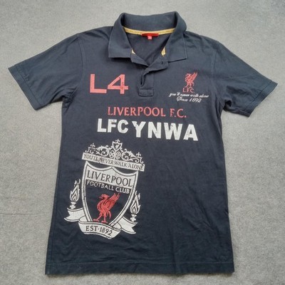 Liverpool FC Shirt Mens Small Jersey Polo Soccer Team Football Club LFC YNWA