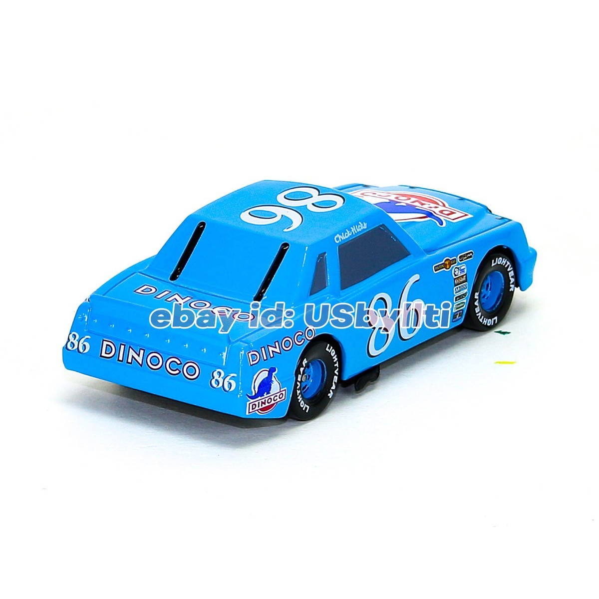 No219ミニカー1/18箱ありRICKO  DIXI Display Model Vehicle Disney Pixar Cars Dinoco Chick Hicks 1:55