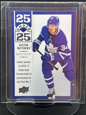 2018-19 Upper Deck #U25-25 Auston Matthews 25 Under 25