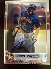 2022 Topps Chrome AUTO ROOKIE Ronnie Dawson RC #RA-RDA  Astros Baseball