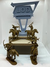 LOD Enterprises Barzso Plastic Figure Set LOD069 SIOUX INDIANS MOUNTED 