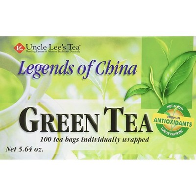 Legends Of China Green Tea By Uncle Lee'S 100 Bags 1 Pack