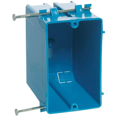 Carlon 1-Gang 20 cu. in. New Work PVC Electrical Outlet Box B120A - Case of 100