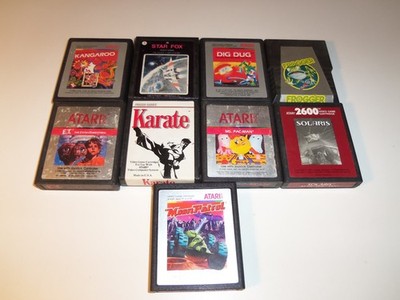 Lot of 9 Atari 2600 Games OEM Cartridges Only