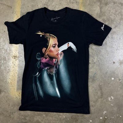Dua Lipa T-Shirt Sz Small Future Nostalgia Tour Pop Rock Electronic Concert Tee