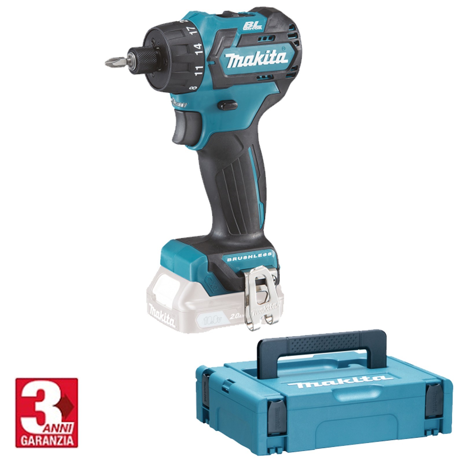 Trapano Avvitatore a Batteria 12V Makita DF032DZJ