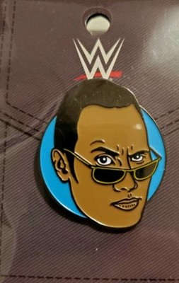WWE The Rock Pin Eyebrow Dwayne Johnson Enamel Wrestling
