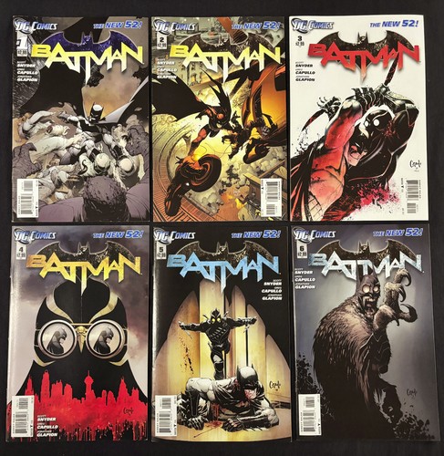 2011-12 DC Comics New 52 Batman #0-12 Lot of 13 Snyder Capullo Free Shipping! - Afbeelding 2 van 3