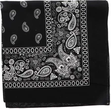 Extra Large Paisley Bandana 27X27 Inch