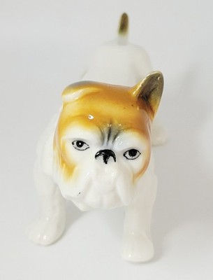 VTG Mid-20th Century Lenwile Ardalt ''English Bulldog'' Bone China Figurine