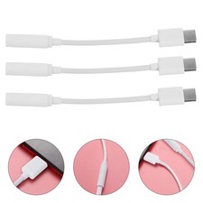 3 Pcs Headphone Jack Converter Usb Adapter for Headphones to Earphone