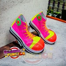 Mexican Professional Orange Pink Clown Shoes Zapato Para Payaso Made In Mexico