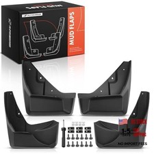 Set of 4PCS Mud Flaps Splash Guards Mudguards Mudflaps with Hardware Kits