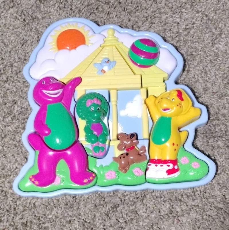 Barney & Friends Baby Bop Puzzle Chunky Pieces plastic  3D